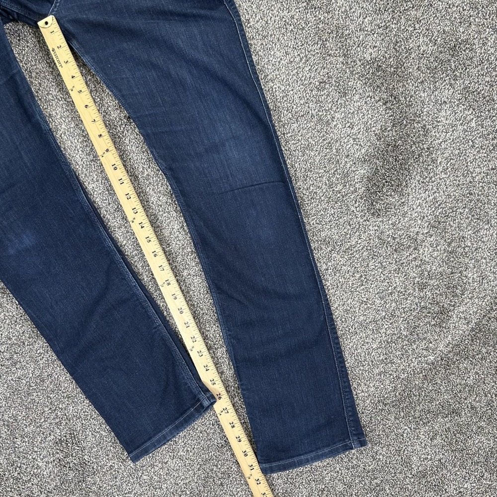 Du/er L2X Relaxed Tapered Performance Denim Jeans Mens 32x34 Casual Dark Wash - Picture 13 of 15